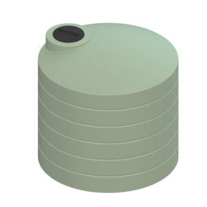 2,500L rainwater tank - mist green