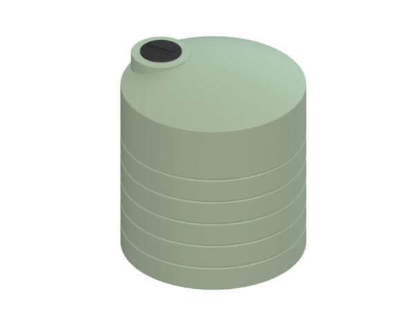 3,000L rainwater tank - mist green
