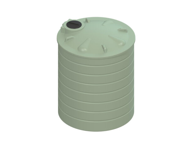 5,000L rainwater tank - mist green