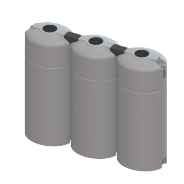 SL03000 LIGHT GREY 3,000L Slimline Water Tank - light grey