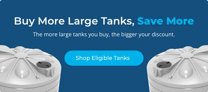 Buy More Large Tanks, Save More